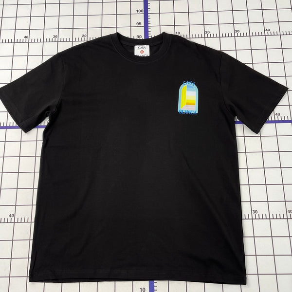 Casablanca arch logo T-shirt svart