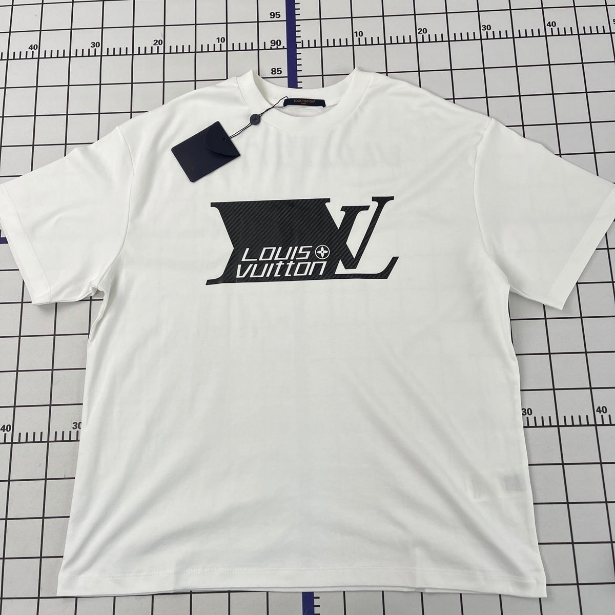 Louis Vuitton carbon logo T-shirt vit
