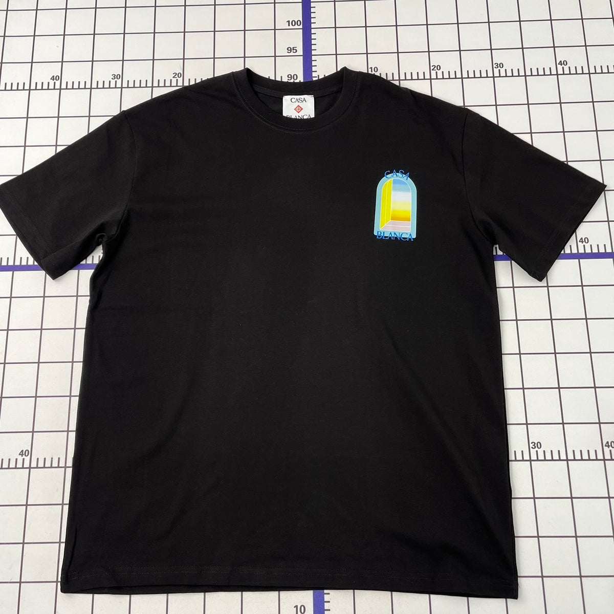 Casablanca arch logo T-shirt svart