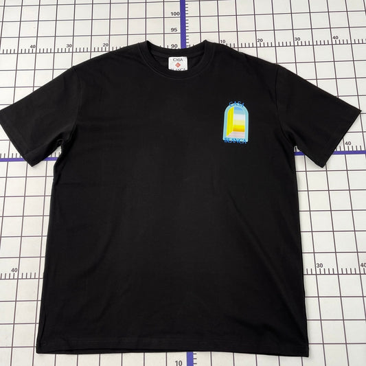 Casablanca arch logo T-shirt svart