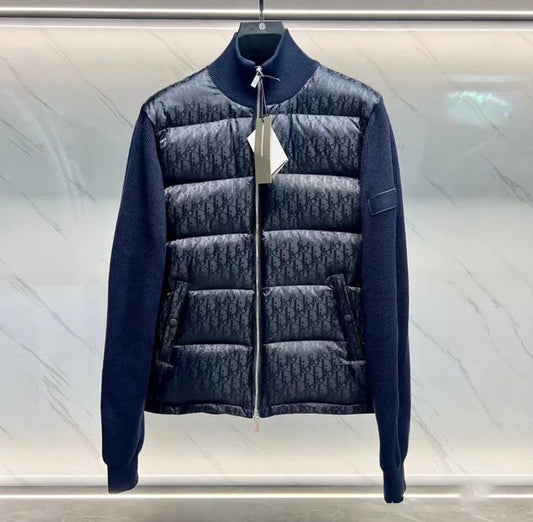 D cardigan - Navy Blue