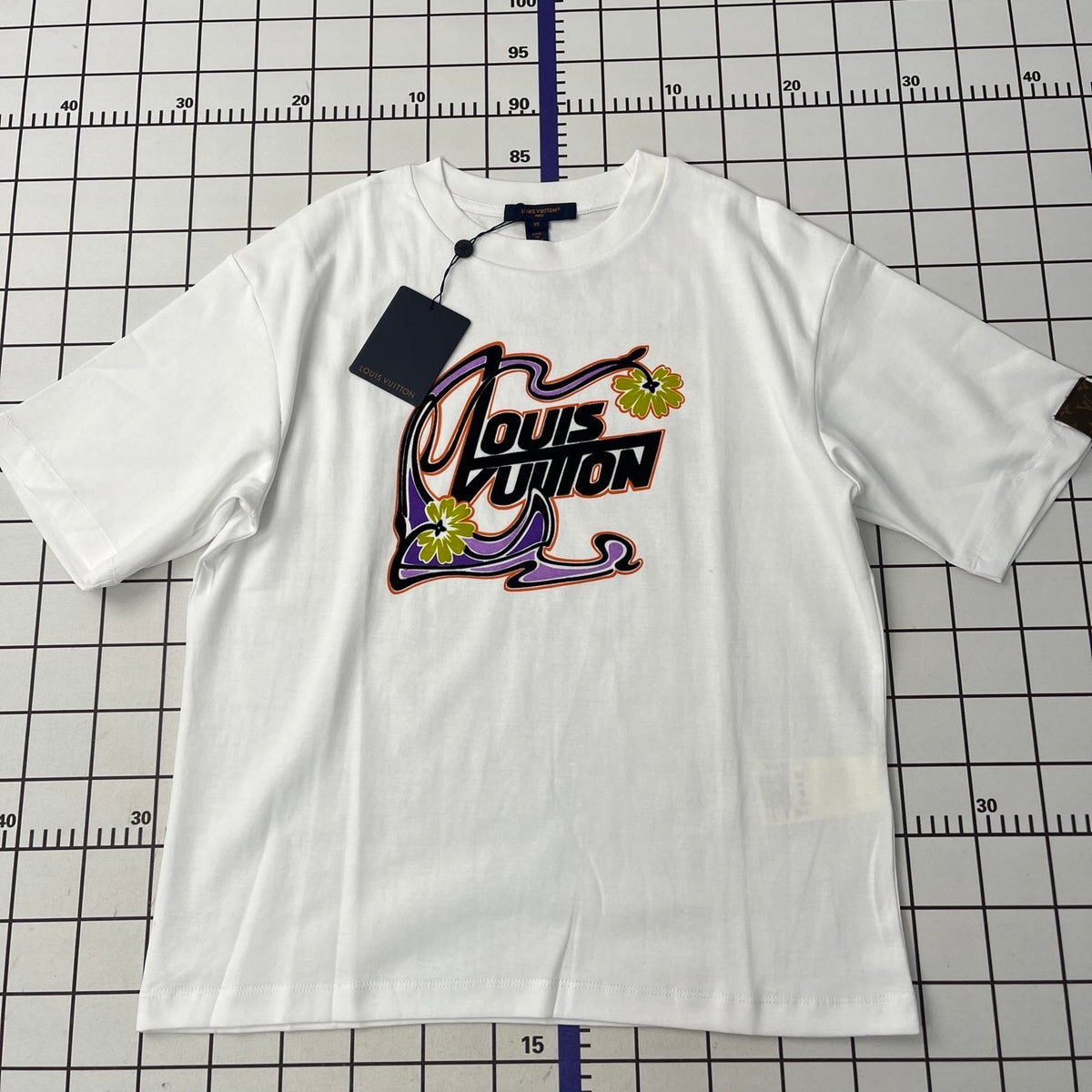 Louis Vuitton graffiti T-shirt vit