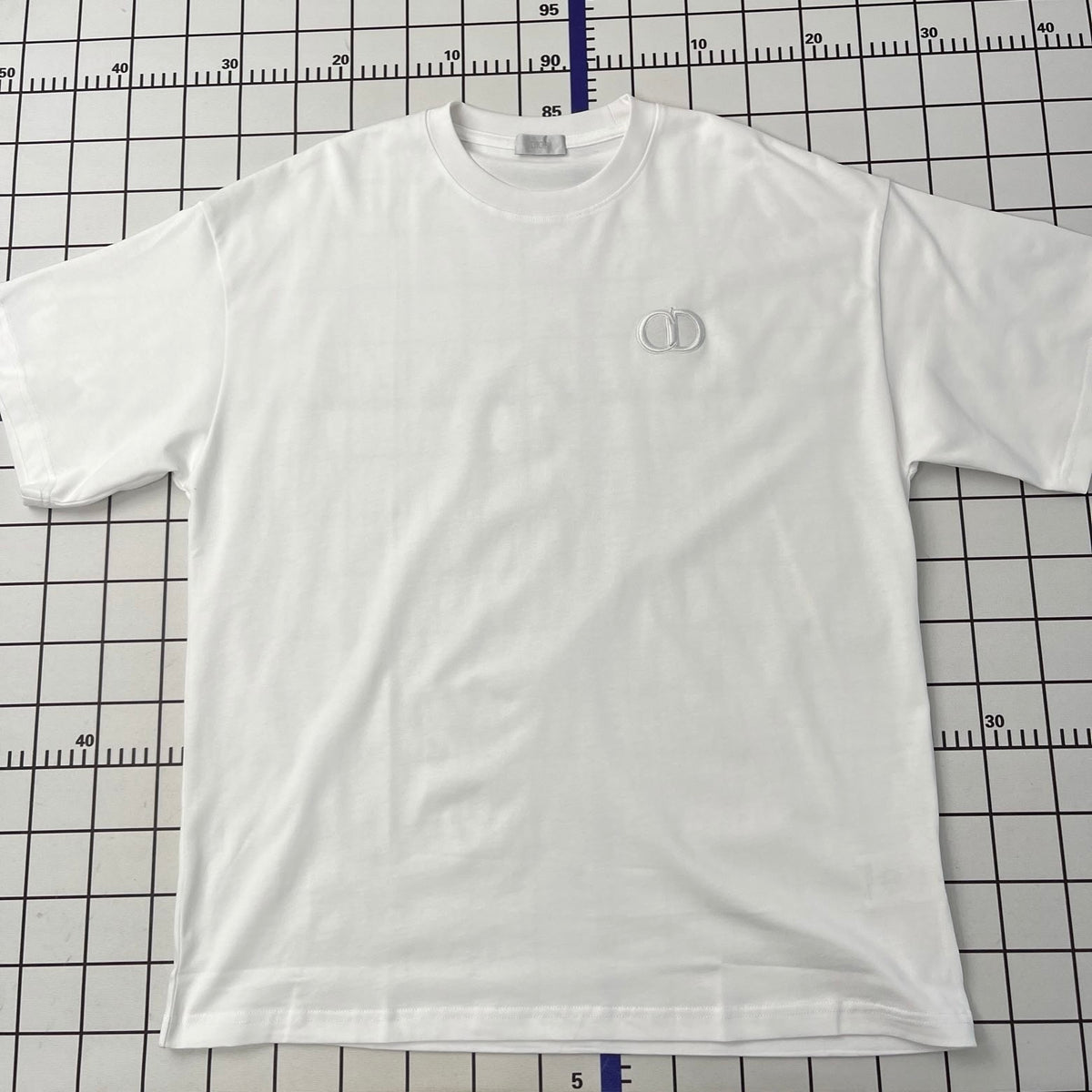Dior CD-logo T-shirt vit