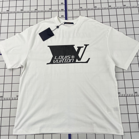 Louis Vuitton carbon logo T-shirt vit